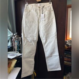 🚨 Mango Women's Beige/Cream Jeans